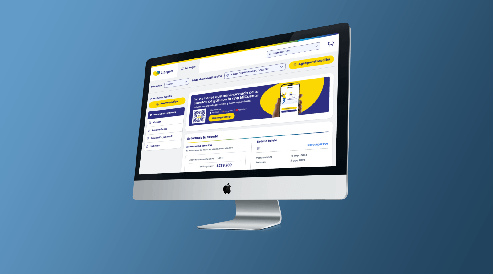 Sucursal Virtual Lipigas: Servicio rápido y transparente